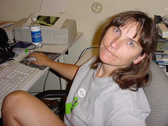 
Ak In Her Office Chair
